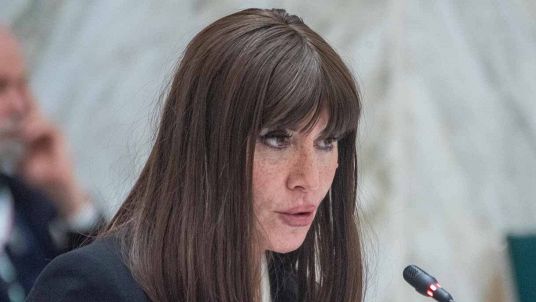 La Ministra per l'Università e la Ricerca Anna Maria Bernini
